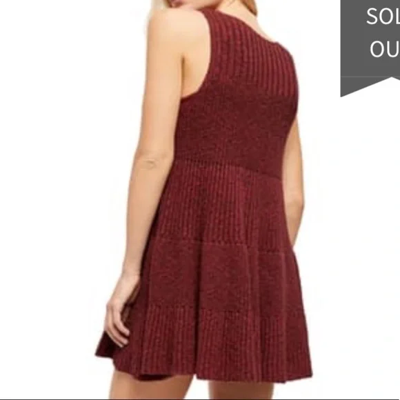 Nwt Free People Waterfall Ruffle Sleeveless Dress - Picture 3 of 11